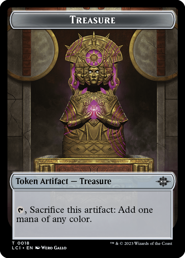 Add artifact. Treasure token MTG.