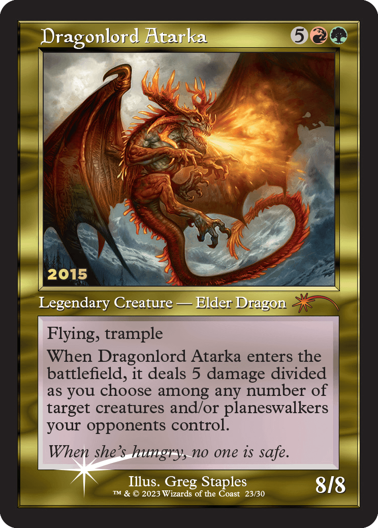 Dragonlord Atarka (30th Anniversary Promo)