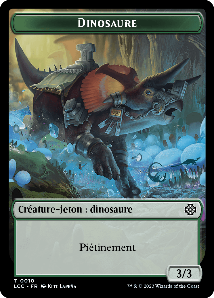 Jeton Dinosaure