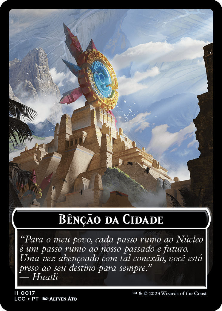 Bênção da Cidade (card de ajuda)