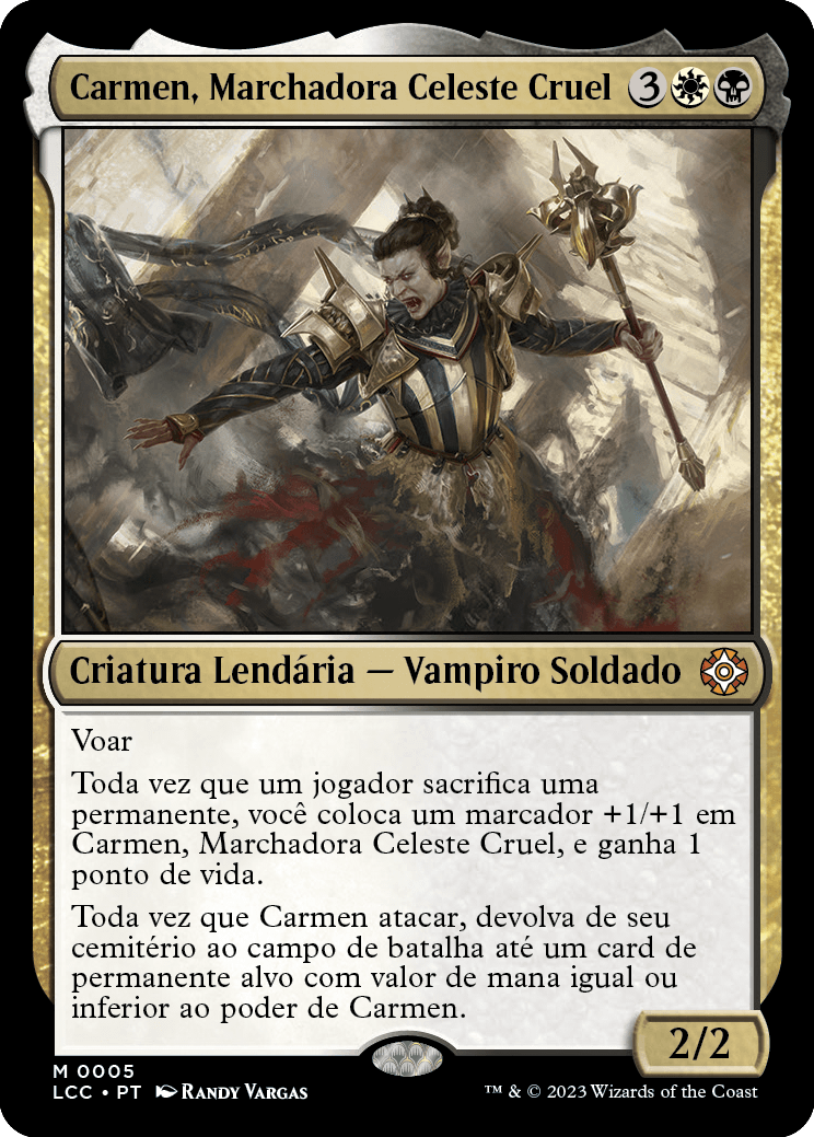 Carmen, Marchadora Celeste Cruel (metalizado tradicional)