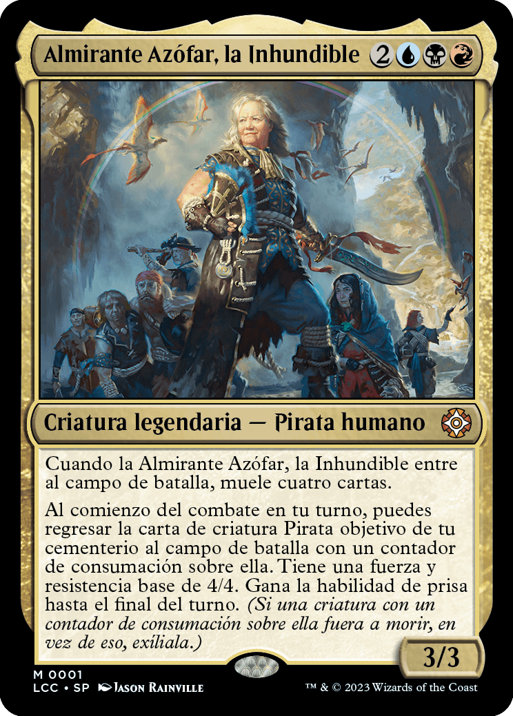 Almirante Azófar, la Inhundible (foil tradicional)