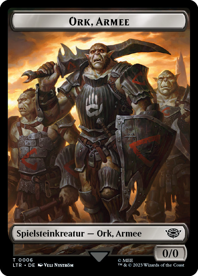Ork-Armee-Spielstein (Uruk-hai)