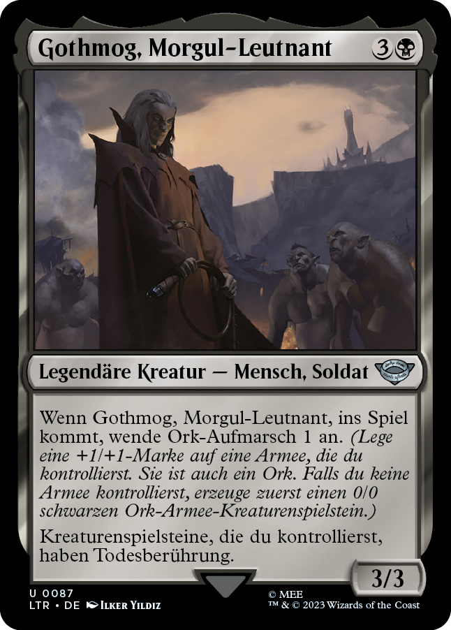 Gothmog, Morgul-Leutnant