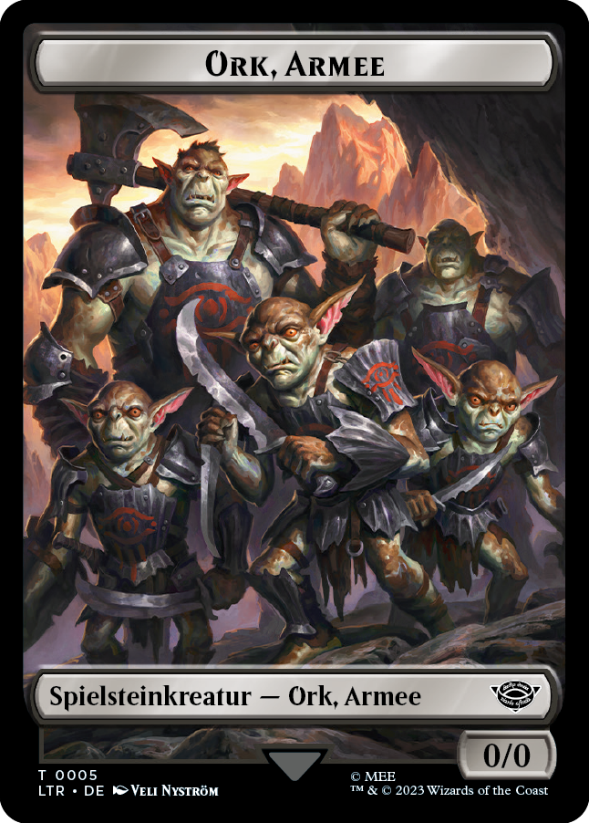 Ork-Armee-Spielstein (Sauron)