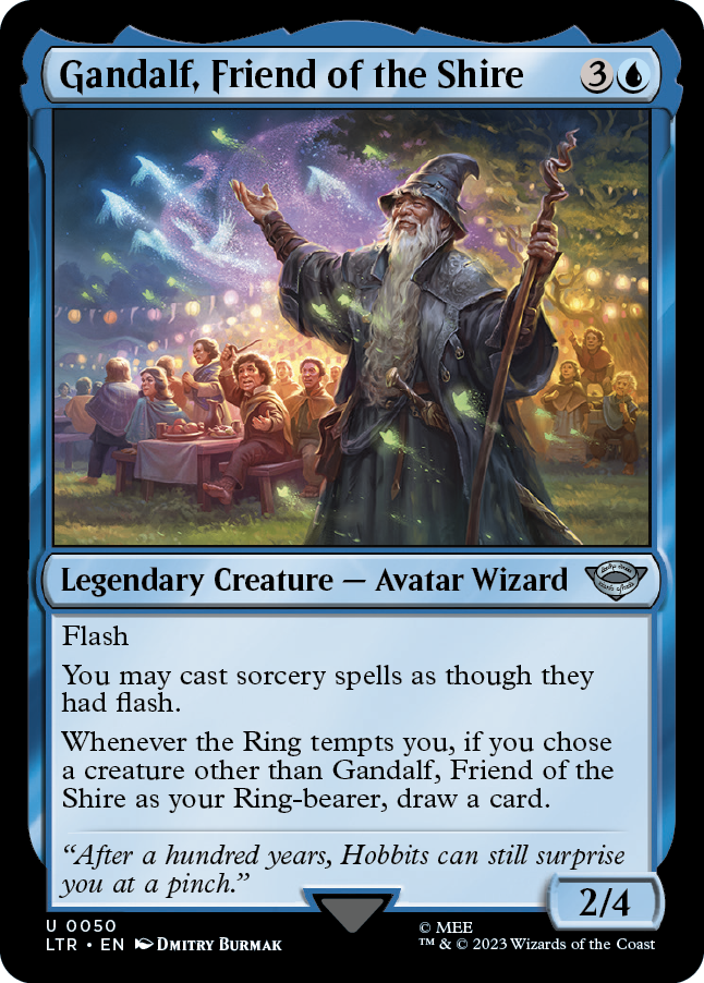 MTG Lord of the Rings reveals Gandalf and One Ring cards