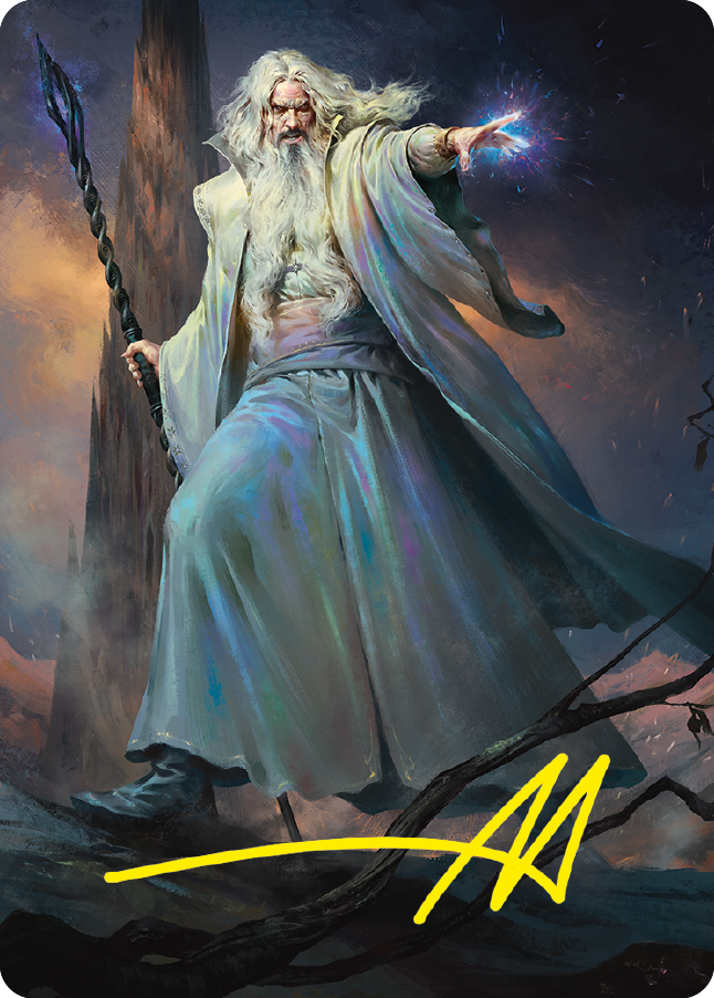 Card de arte 20/81 Saruman das Muitas Cores