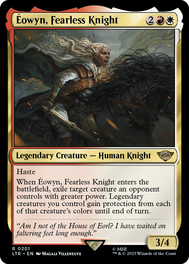 《恐れを知らぬ騎士、エオウィン/Éowyn, Fearless Knight》 [LTR]