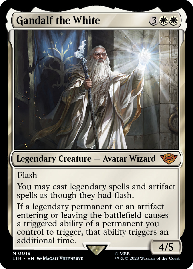 Gandalf the White card