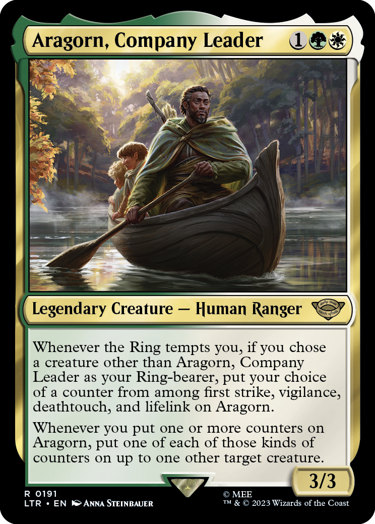 《一行のリーダー、アラゴルン/Aragorn, Company Leader》 [LTR]