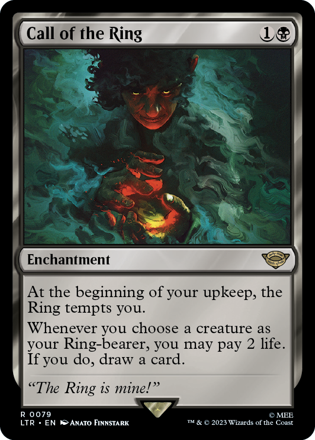 Lord of the Rings is coming to Magic the Gathering! 