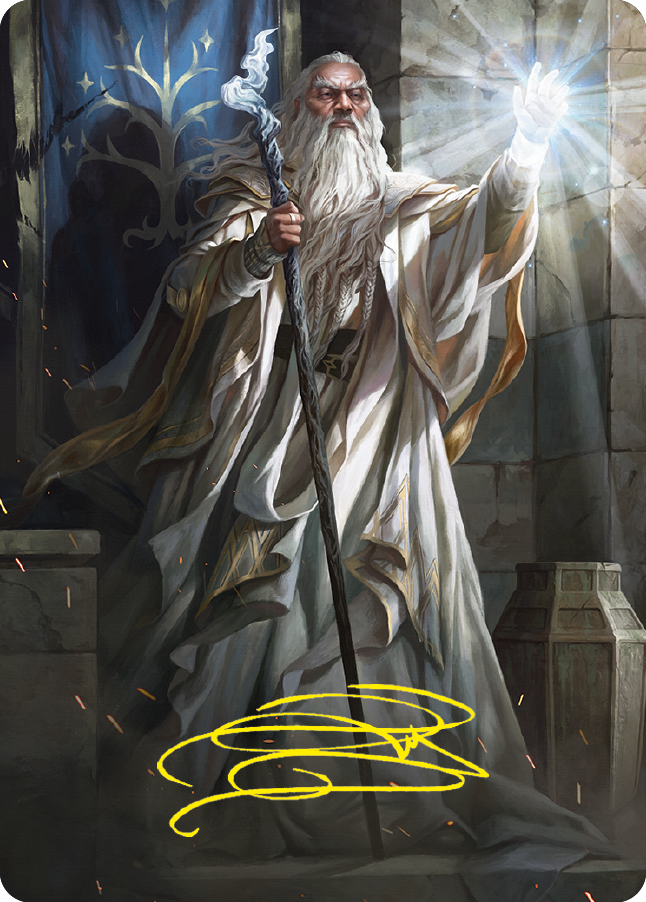 Card de arte 3/81 Gandalf, o Branco