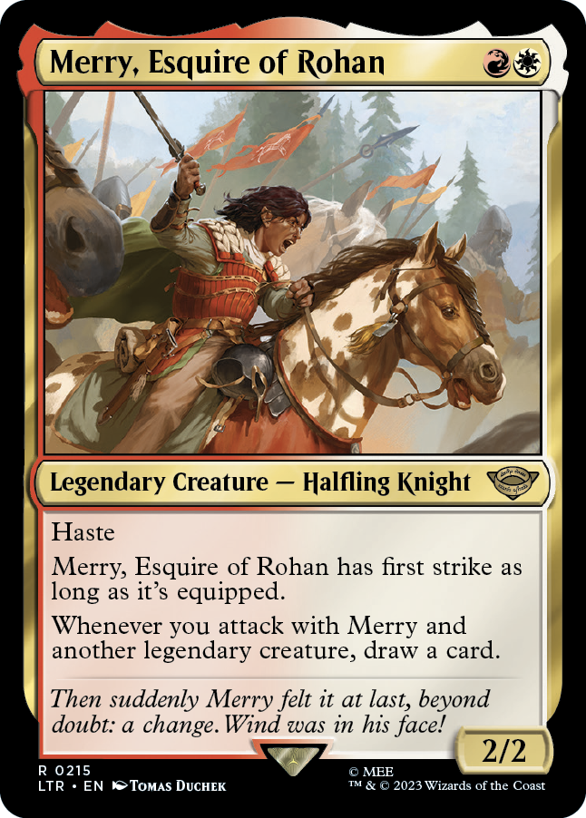 《ローハン王家の小姓、メリー/Merry, Esquire of Rohan》 [LTR]