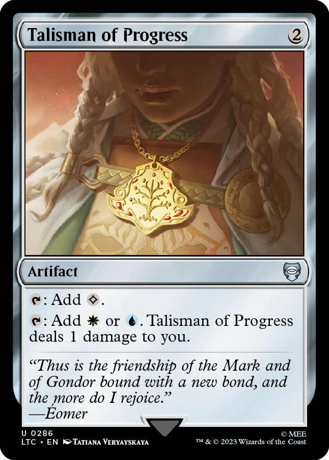 《発展のタリスマン/Talisman of Progress》 [LTC]