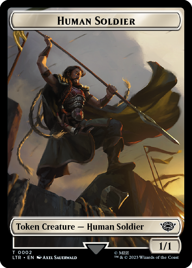 Human Soldier (Rohirrim) token