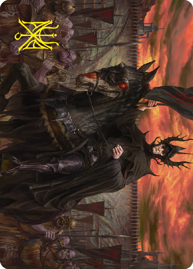 The Mouth of Sauron Art Card 18/81