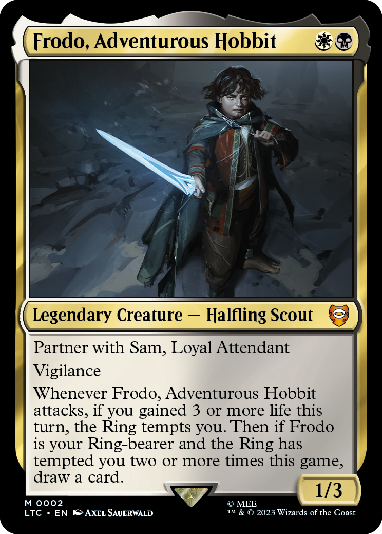 Traditional Foil Frodo, Adventurous Hobbit