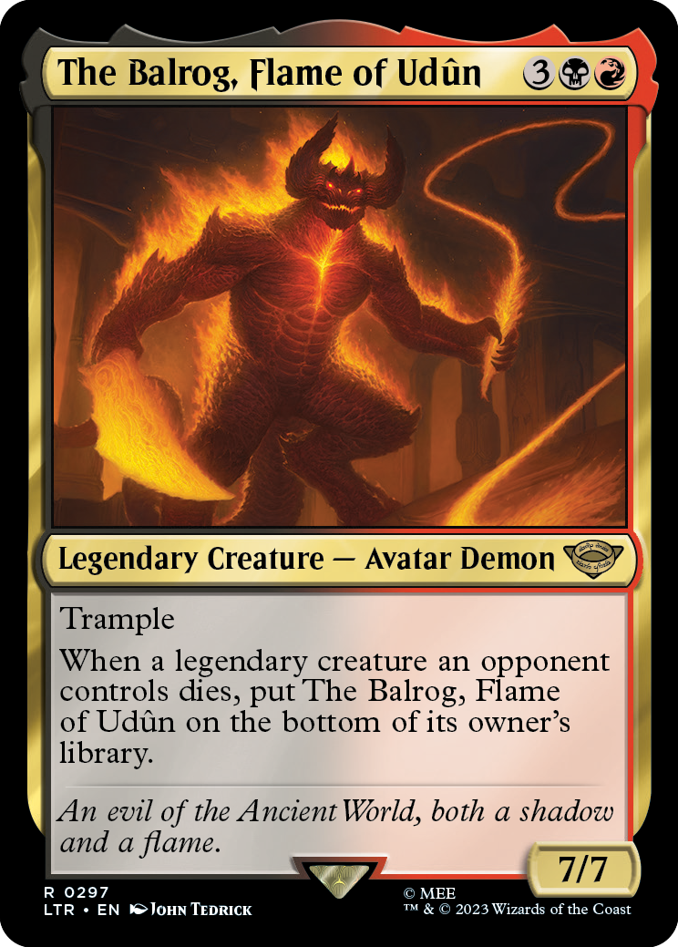 The Balrog, Flame of Udûn