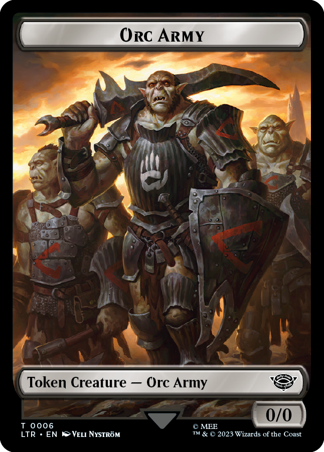 Orc Army (Uruk-hai) token