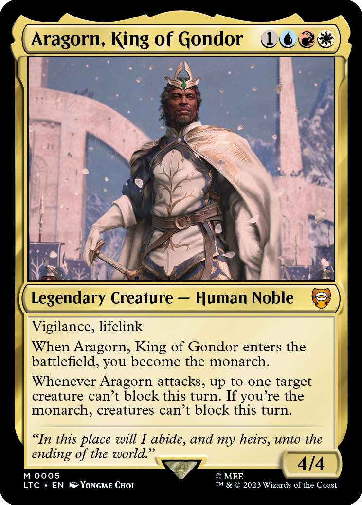 Traditional Foil Aragorn, King of Gondor