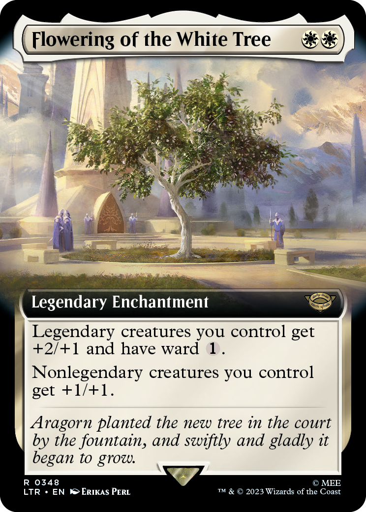 Extended-Art Flowering of the White Tree