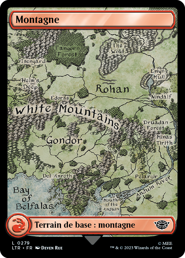Terrain Carte Montagne