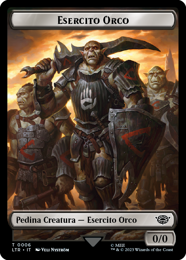 Pedina Esercito Orco (Uruk-hai)