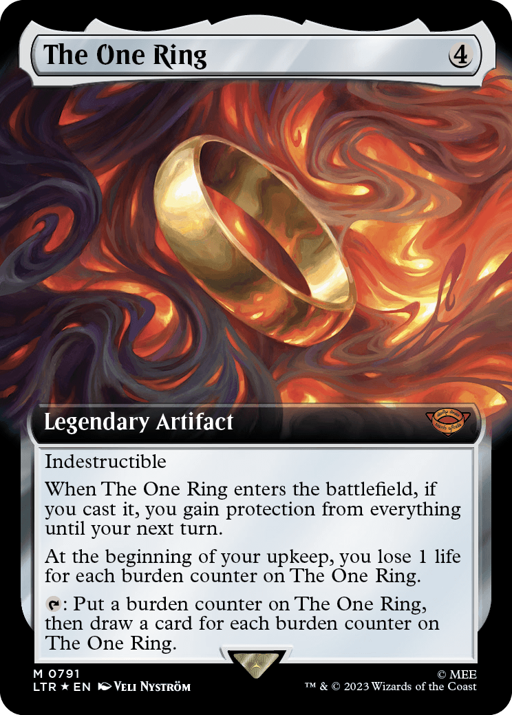 The One Ring surge foil extended art