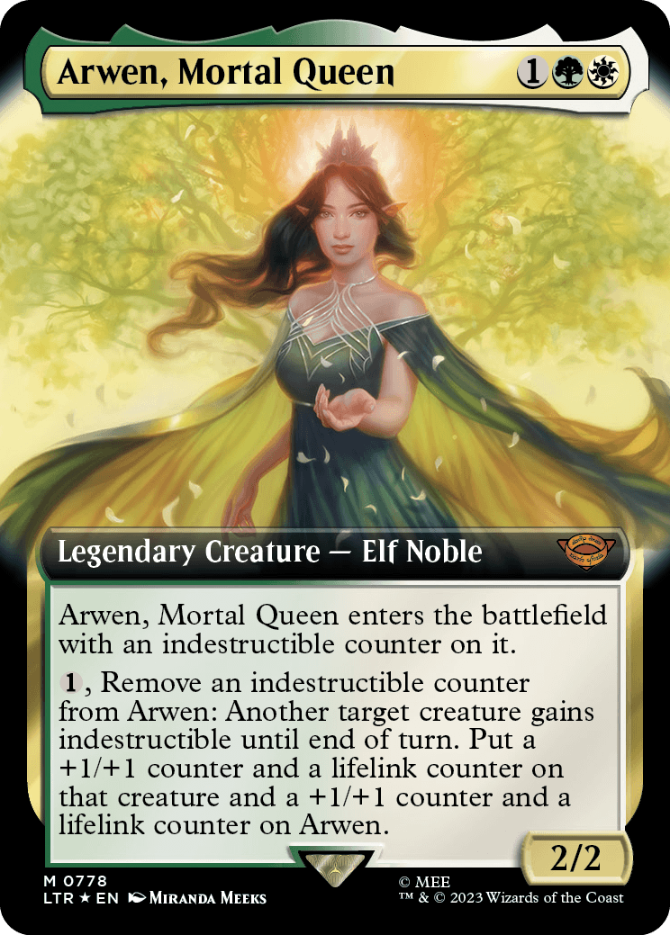 mtg 稀少 人の子の女王、アルウェン 拡張アート FOIL 日本語版 ltr MTG専門店|東京MTG】MTGカード・アート通販サイト