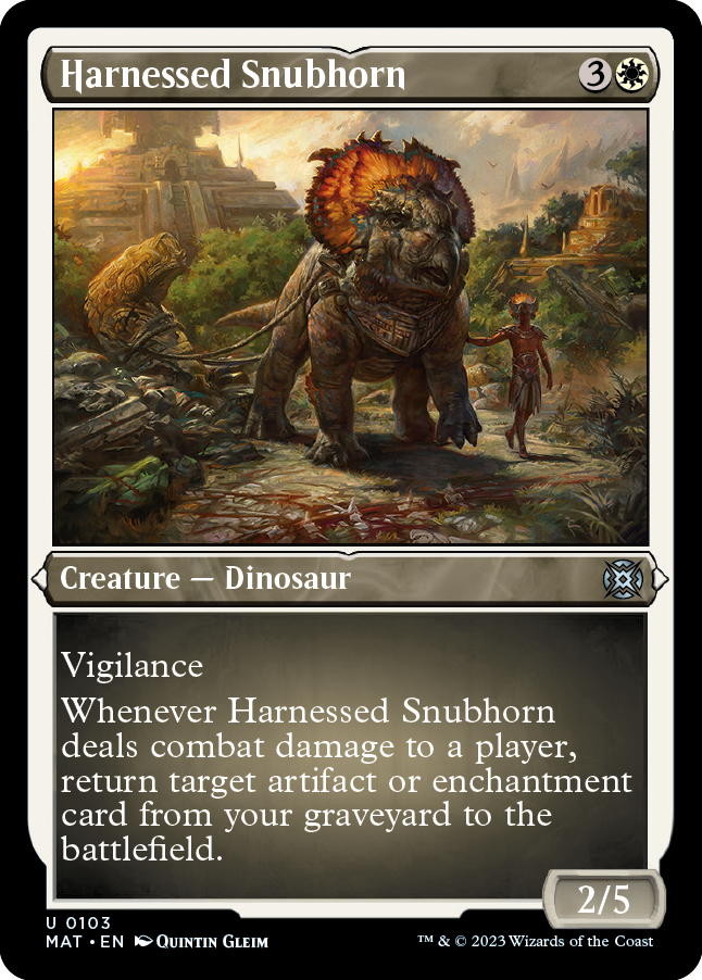 Harnessed Snubhorn