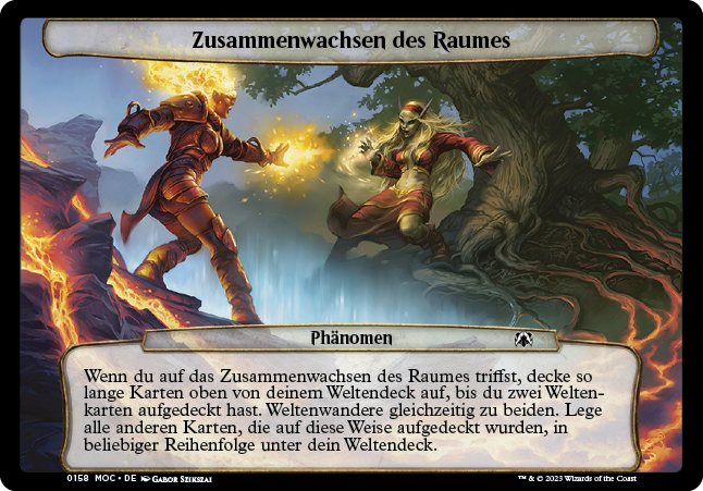 Phänomenkarte Zusammenwachsen des Raumes