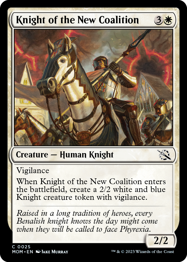 《新たな連合の騎士/Knight of the New Coalition》 [MOM]