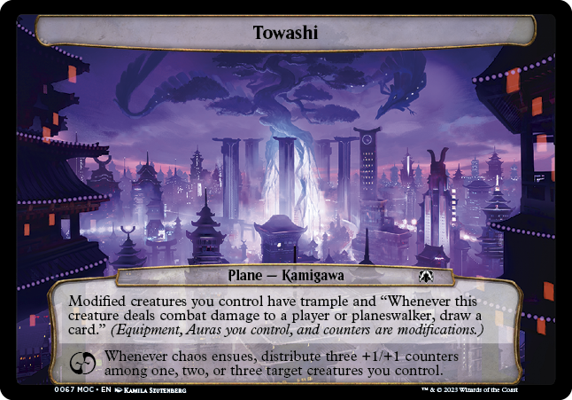 Towashi plane card