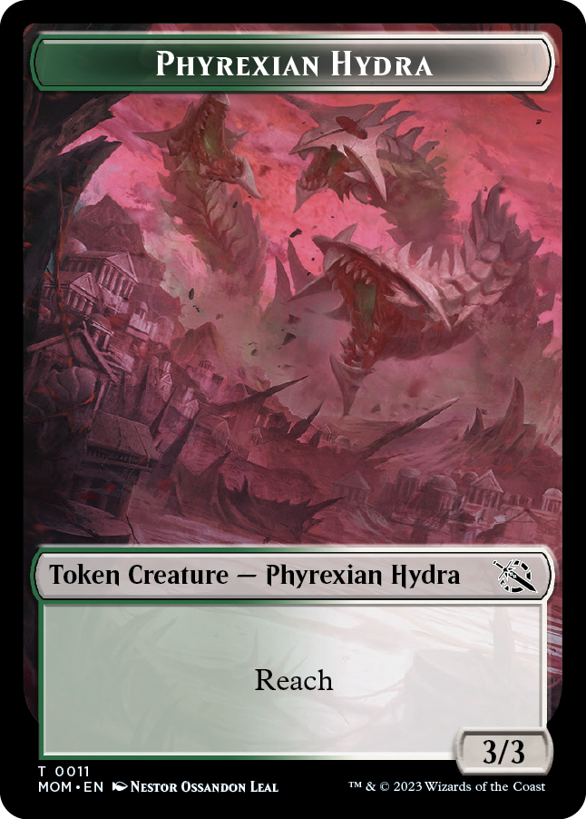 Phyrexian Hydra (reach)