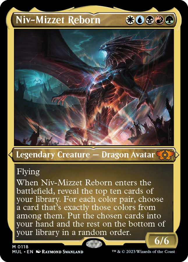 《ニヴ＝ミゼット再誕/Niv-Mizzet Reborn》 [MUL]