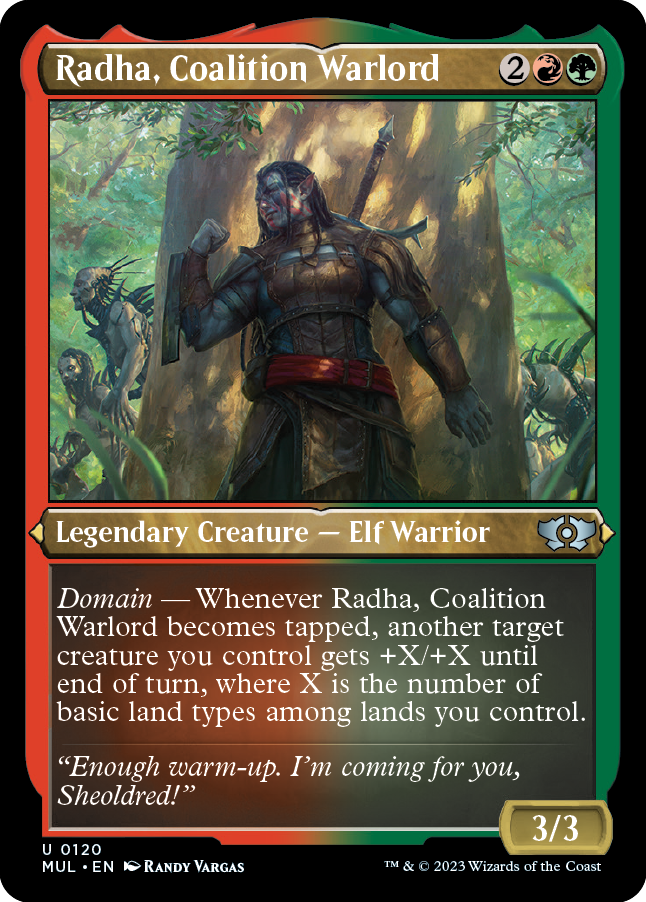 Radha, Coalition Warlord