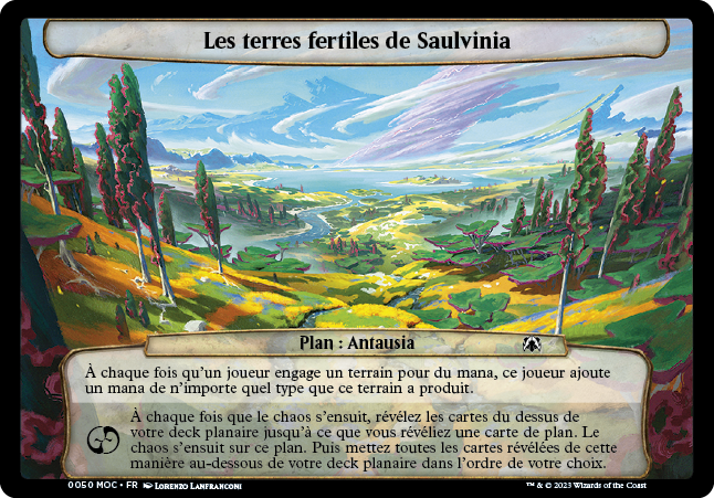 Les terres fertiles de Saulvinia