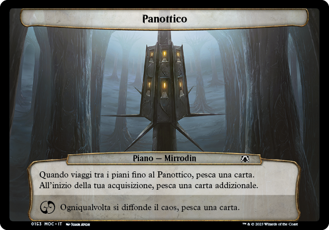 Carta piano Panottico