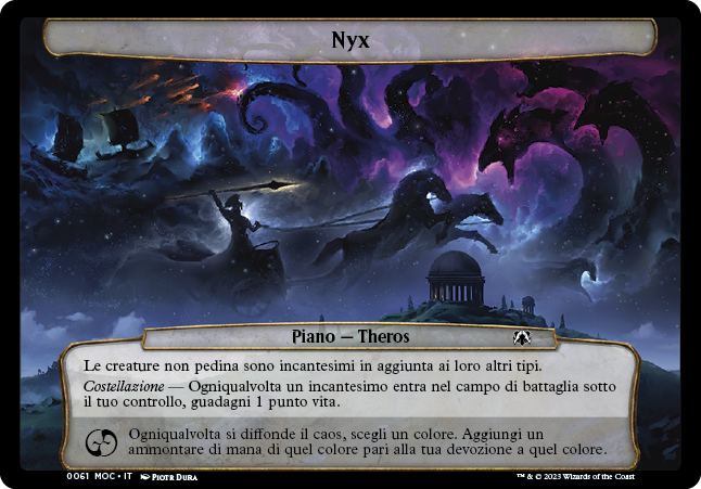 Carta piano Nyx