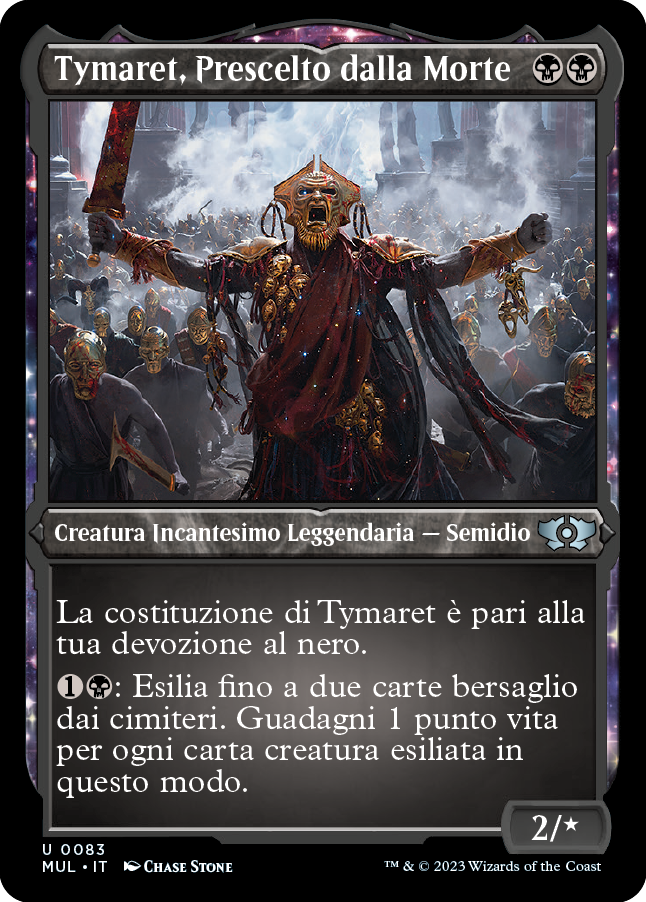 Tymaret, Prescelto dalla Morte