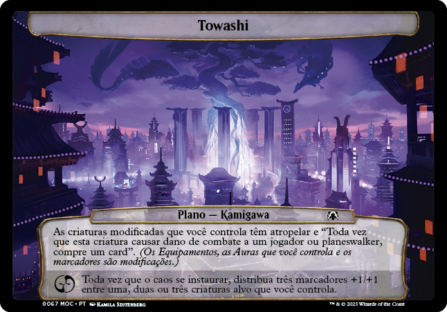 Card de plano de Towashi