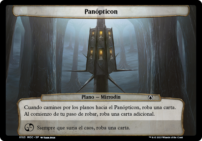 Carta del plano del Panópticon