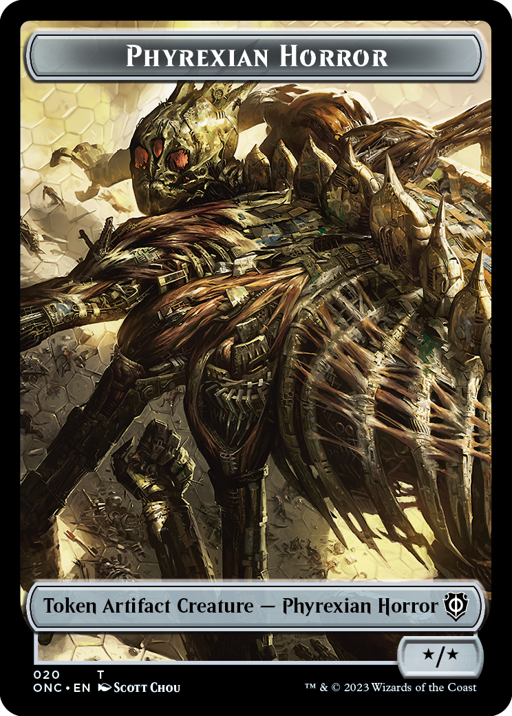 Phyrexian Horror (X/X, artifact)