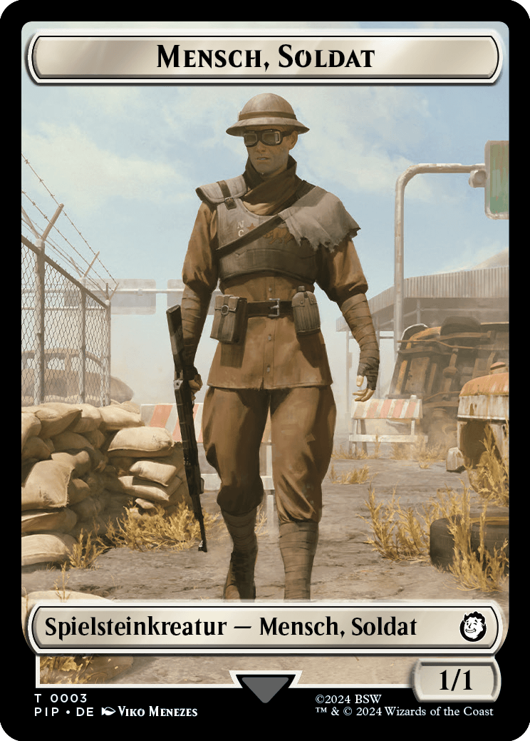 Mensch-Soldat-Spielstein