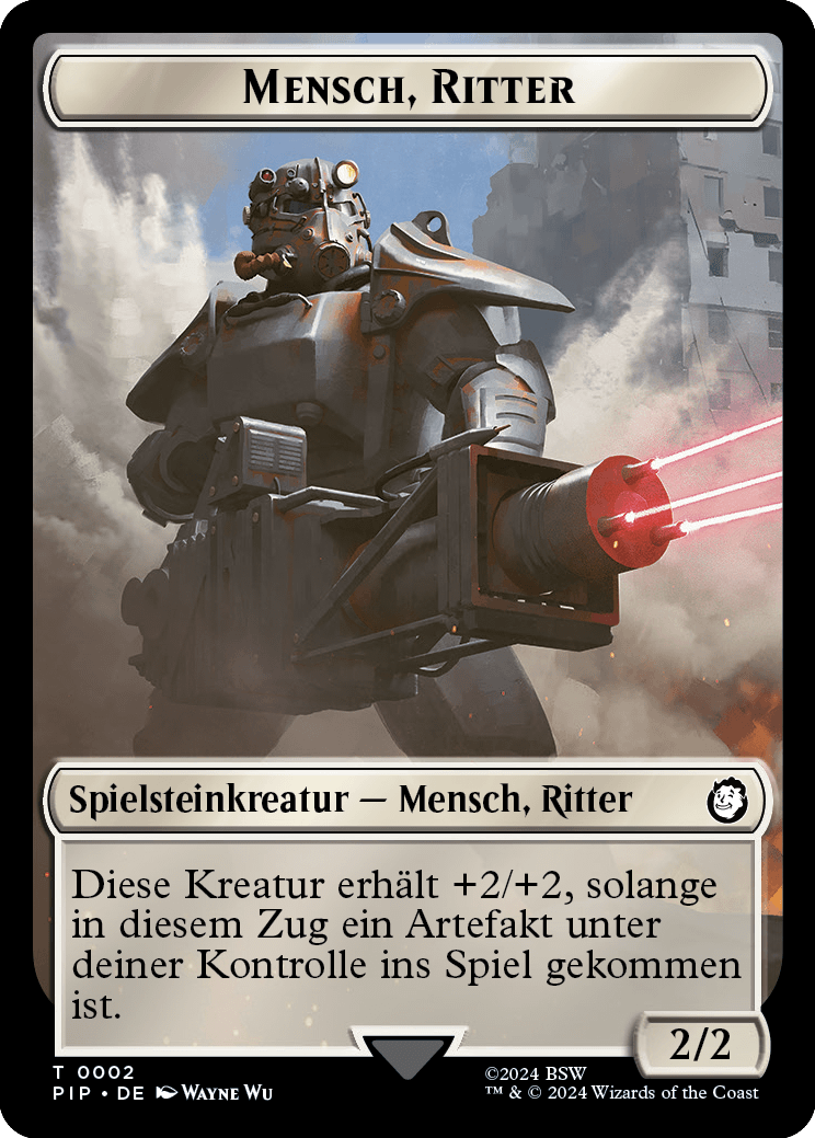 Mensch-Ritter-Spielstein