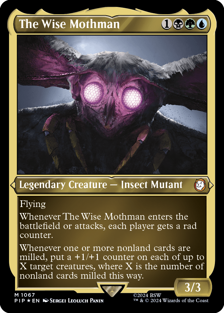 The Wise Mothman (Foil-Etched Display Commander)