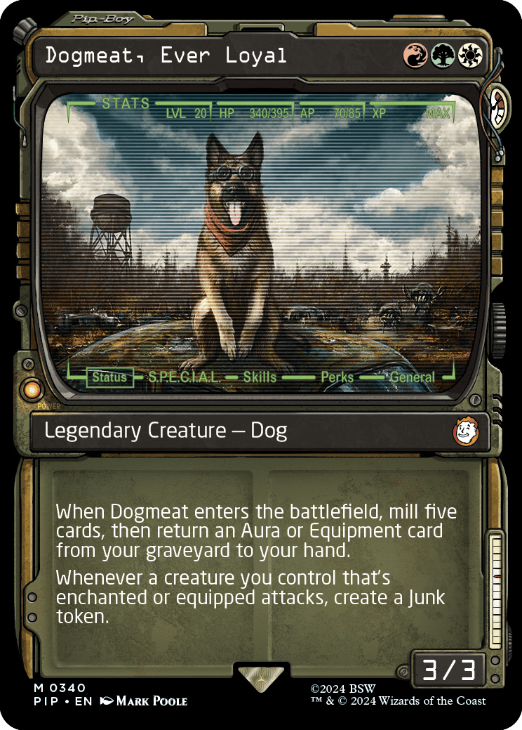 Dogmeat, Sempre Leal (Pip-Boy de exibição)