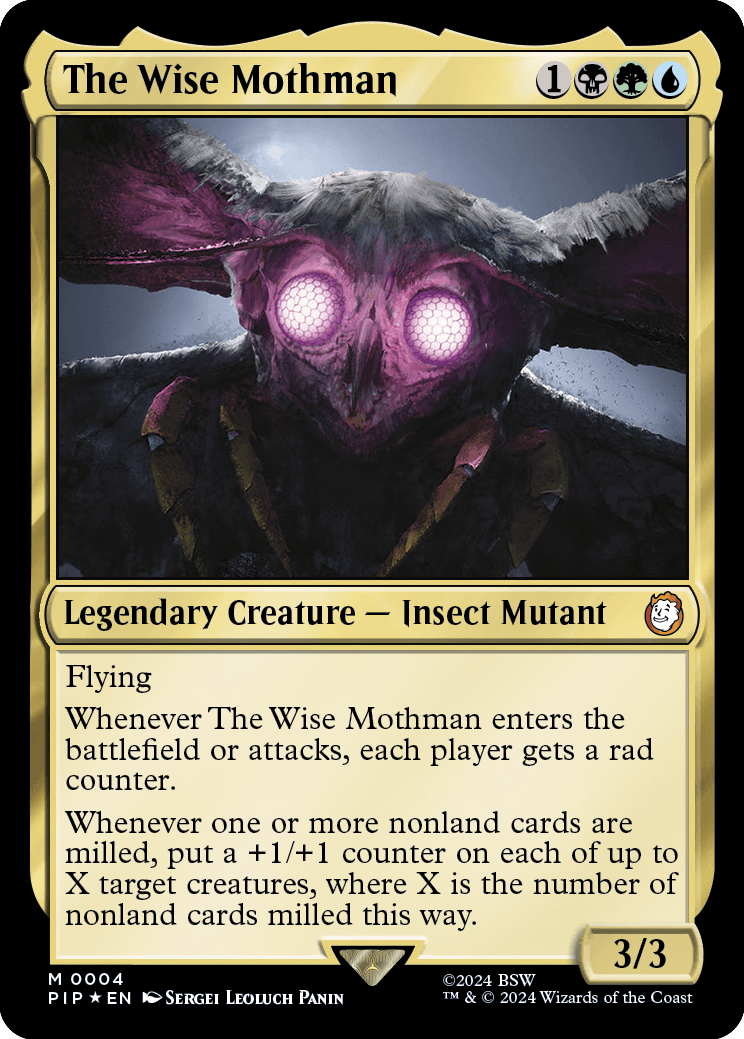 The Wise Mothman (Traditional Foil)