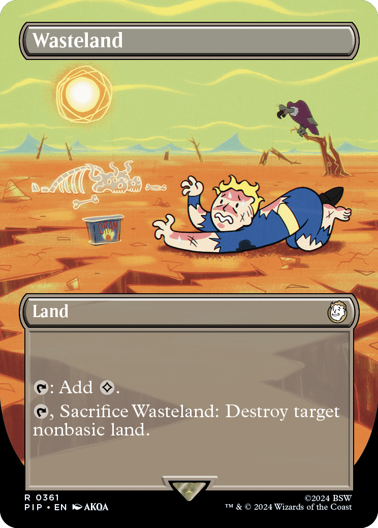 Lande Desolate (senza bordo di Vault Boy)