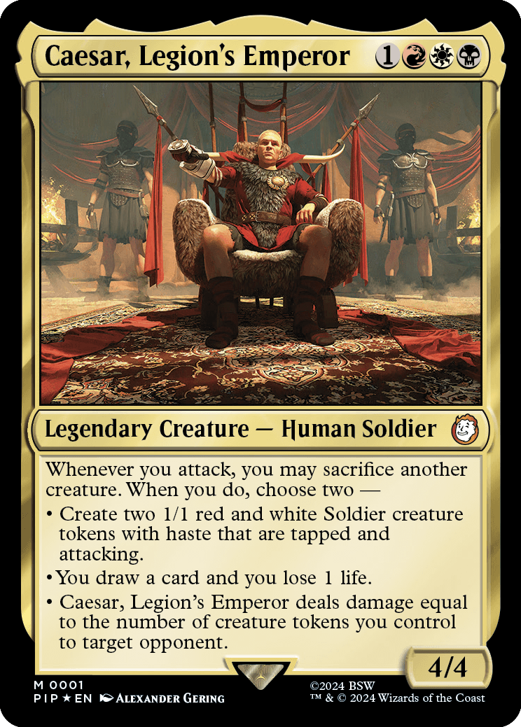 Caesar, Legion's Emperor (Traditional Foil)